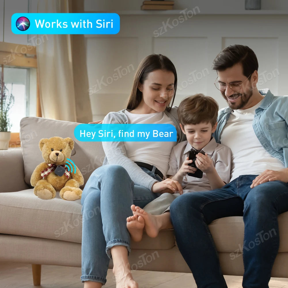 Long Distance Smart Tag GPS Tracker for Air Tag Key Finder Pet Wallet Bike Anti-Lost Alarm Mini Locator Works with Ios Find My