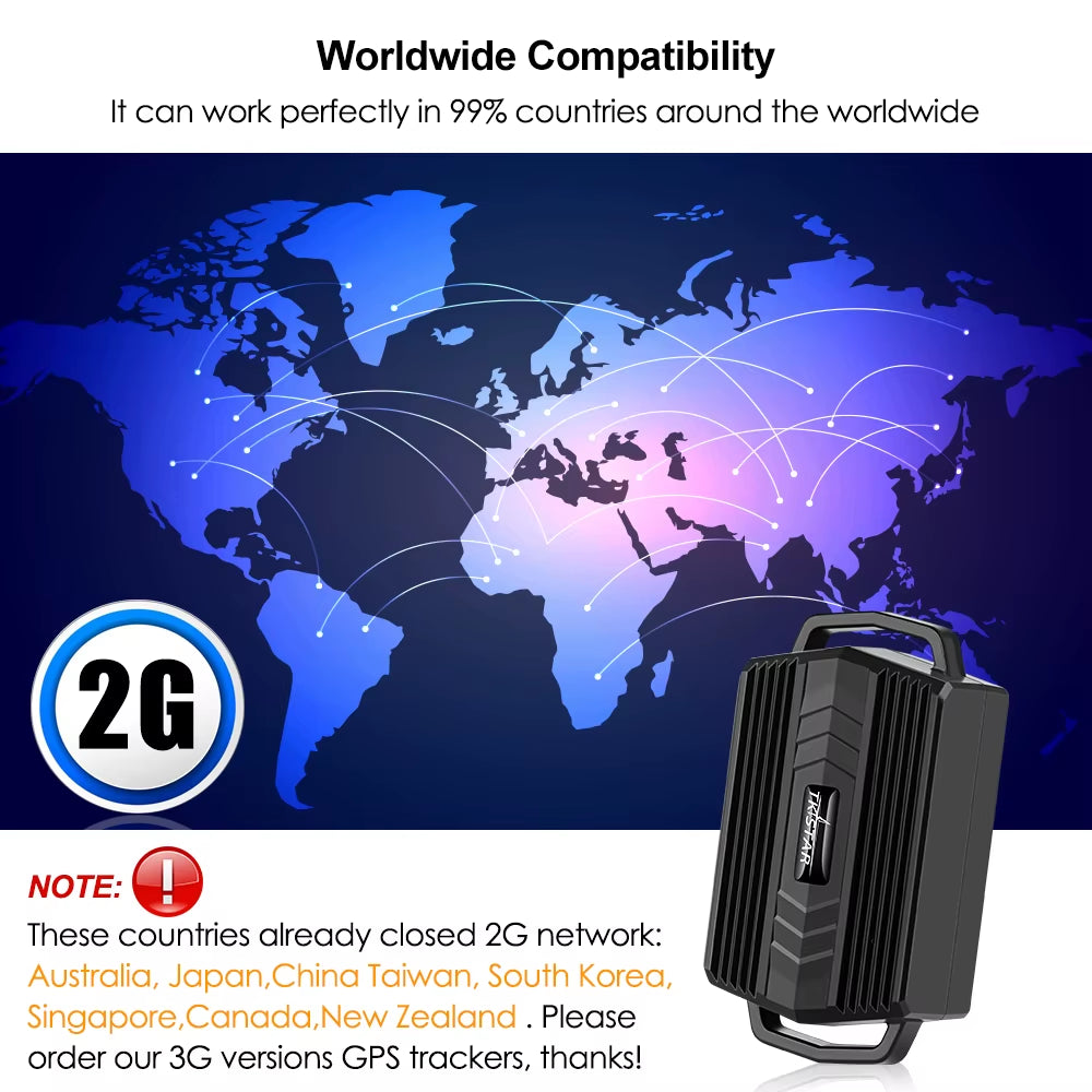 TKSTAR GPS Tracker Car Tracking Device Waterproof Magnet 3000Mah GPS Car Tracker Geofence Shock Alarm Vehicle Tracker TK935