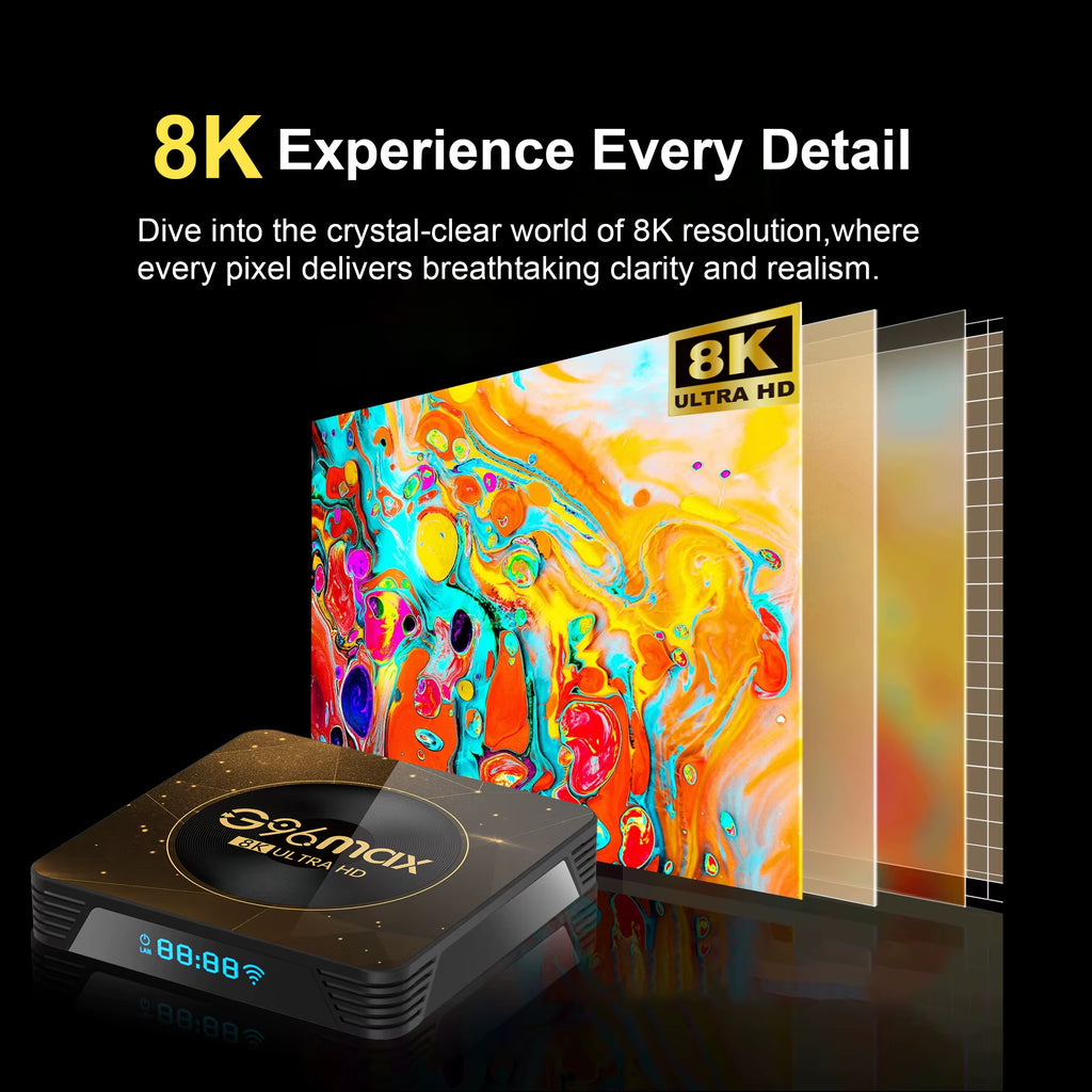 A13 Android13 8K TV Box Wifi6 Transmission Media Player Rockchip3528 32G64G Large Memory Netflix Youtube Free Live TV
